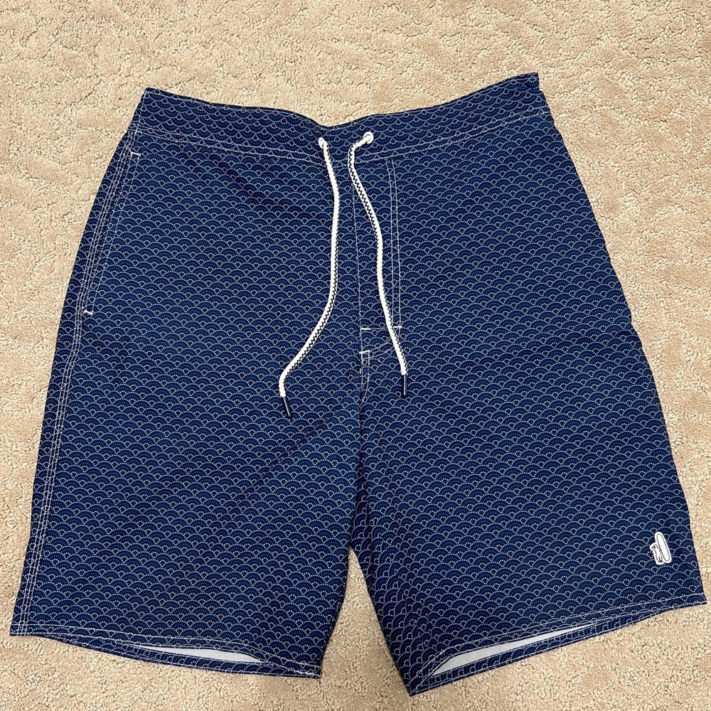 Johnnie-O Navy Blue Men's Board Shorts
